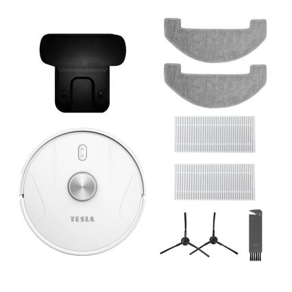 TESLA Electronics RoboStar - Älykäs 2-in-1 robotti-imuri 2600 mAh Wi-Fi valkoinen