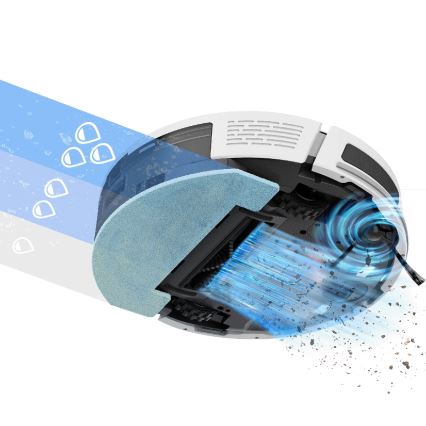 TESLA Electronics RoboStar - Älykäs robotti-imuri 2-in-1 3200 mAh Wi-Fi valkoinen