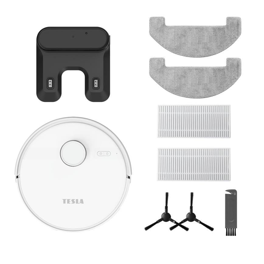 TESLA Electronics RoboStar - Älykäs robotti-imuri 2-in-1 3200 mAh Wi-Fi valkoinen