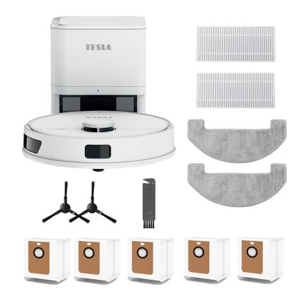 TESLA Electronics RoboStar - Älykäs robotti-imuri 3-in-1 3200 mAh Wi-Fi valkoinen