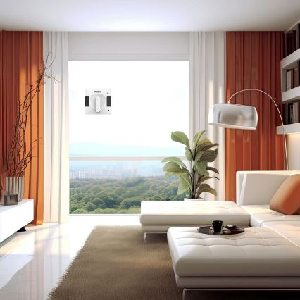 TESLA Electronics RoboStar - Älykäs ikkunanpesuri kaksoissumutuksella 72W/230V/500 mAh Wi-Fi + kaukosäädin