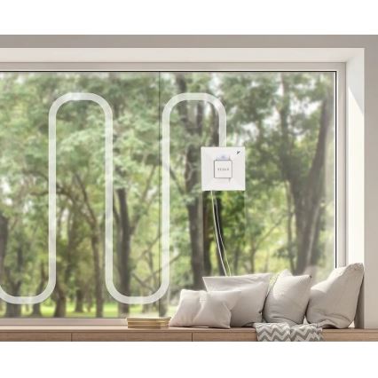 TESLA Electronics RoboStar - Älykäs ikkunanpesuri vesiruiskulla 72W/230V/650 mAh Wi-Fi + kaukosäädin