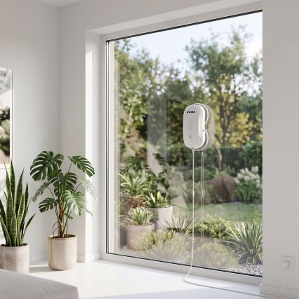 TESLA Electronics RoboStar - ikkunanpuhdistin vedensumutuksella 72W/230V/500 mAh + kaukosäädin