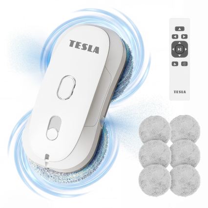 TESLA Electronics RoboStar - ikkunanpuhdistin vedensumutuksella 72W/230V/500 mAh + kaukosäädin