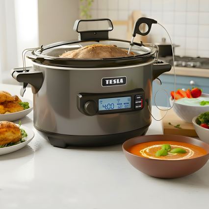 TESLA Electronics SlowCook - Hidaskeitin 5,6 l 290W/230V