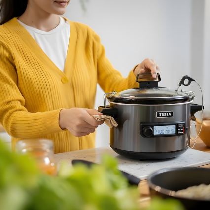 TESLA Electronics SlowCook - Hidaskeitin 5,6 l 290W/230V