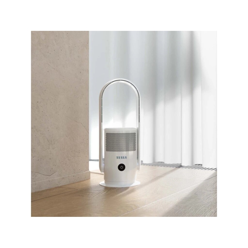 TESLA Smart - Älykäs ilmanpuhdistin ionisaatiolla ja tuulettimella 35W/230V Wi-Fi