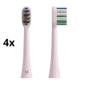 TESLA Smart - SARJA 4x Vaihtopäätä soniselle hammasharjalle TS400, vaaleanpunainen