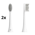 TESLA Smart - SETTI 2x Vaihtopää Sonic-hammasharjalle TS200 valkoinen