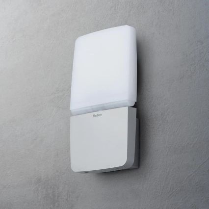 theben - LED-seinävalaisin 11 W / 230 V, hopea, IP55
