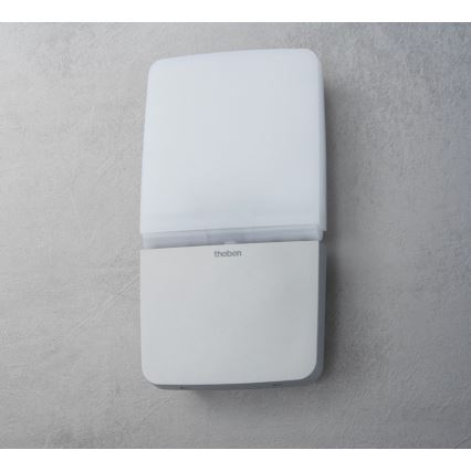 theben - LED-seinävalaisin 11 W / 230 V, hopea, IP55