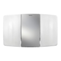 theben - LED-seinävalaisin 2xLED/10W/230V hopeanvärinen IP55