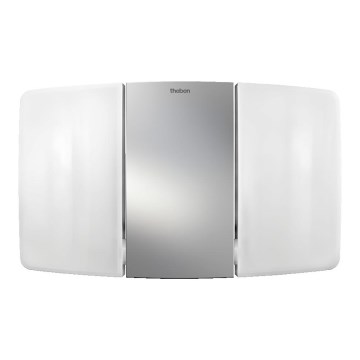 theben - LED-seinävalaisin 2xLED/10W/230V hopeanvärinen IP55