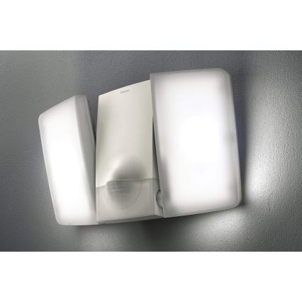 theben - LED-seinävalaisin liiketunnistimella 2xLED/10W/230V valkoinen IP55