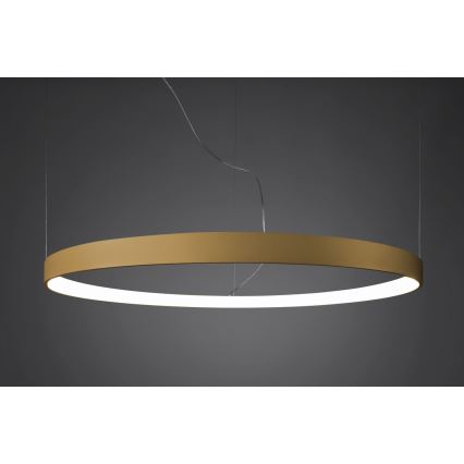 Thoro TH.217 - LED-kattokruunu johdossa RIO LED/30W/230V CRI95 4000K halkaisija 55 cm kulta