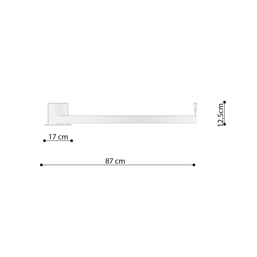 Thoro TH.224 - LED-kattovalaisin RIO LED/50W/230V CRI 90 3000K halkaisija 78 cm kulta
