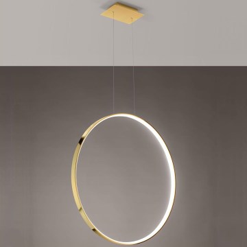 Thoro TH.248 - LED-kattokruunu johdossa RIO LED/50W/230V CRI 90 3000K halkaisija 78 cm kulta