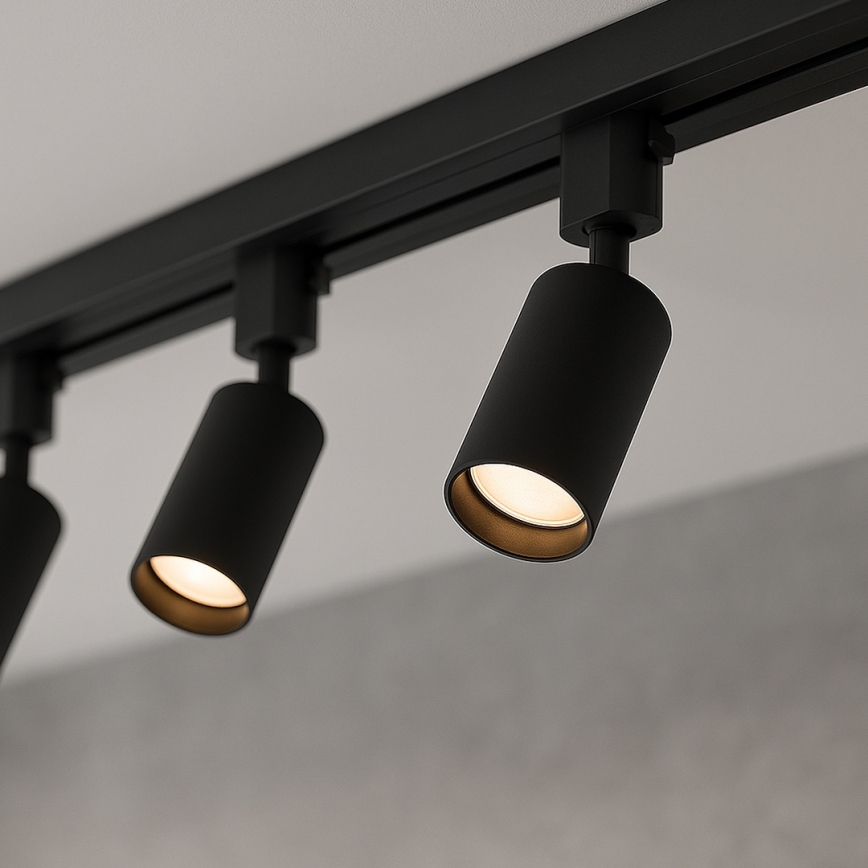 TIGER-kiskovalaisin 3xGU10/10W/230V, musta