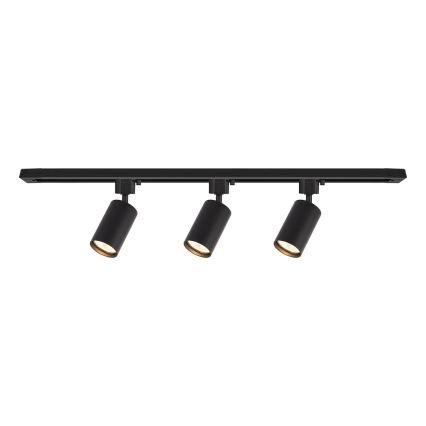 TIGER-kiskovalaisin 3xGU10/10W/230V, musta