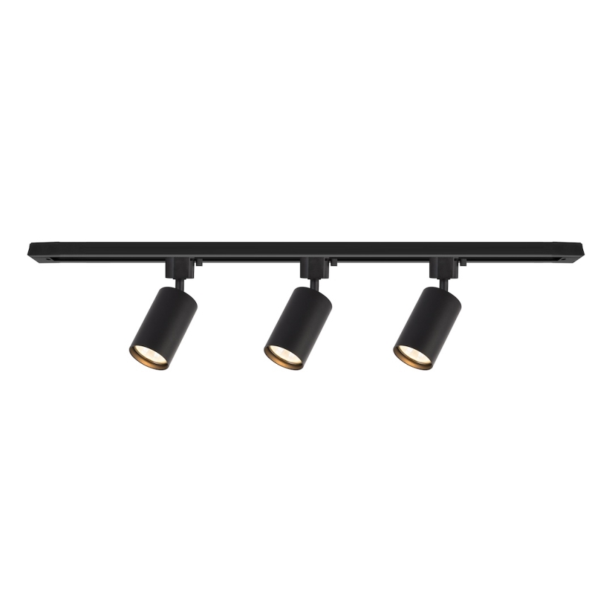 TIGER-kiskovalaisin 3xGU10/10W/230V, musta