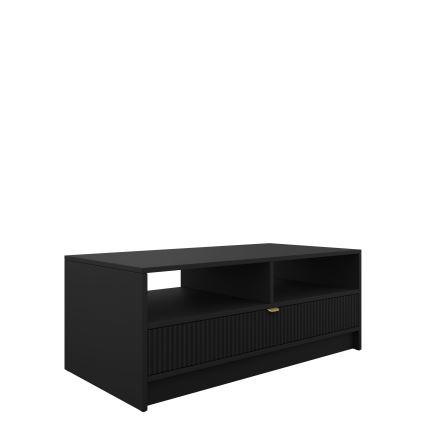 TIRENO-sohvapöytä 100×40 cm, musta