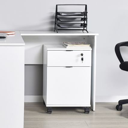 Toimistokaappi 61x41 cm valkoinen