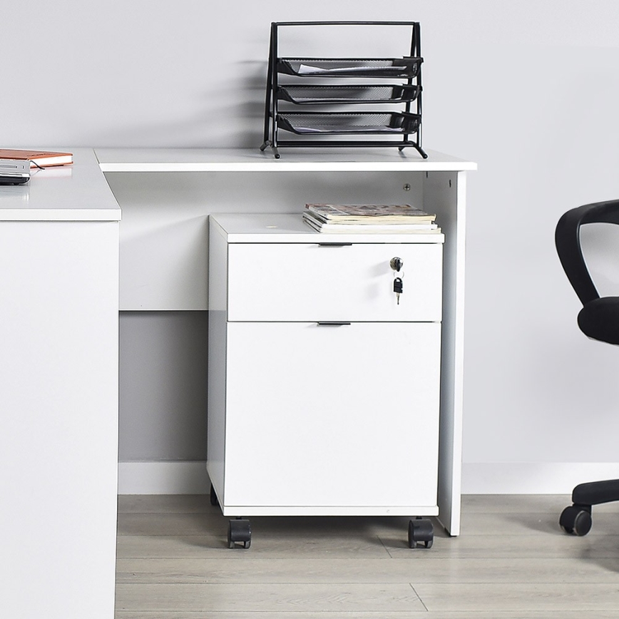 Toimistokaappi 61x41 cm valkoinen