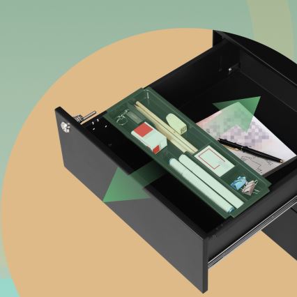 Toimistolaatikosto SECURIO musta