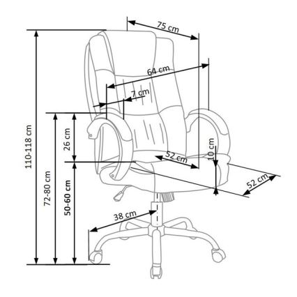 Toimistotuoli RELAX musta