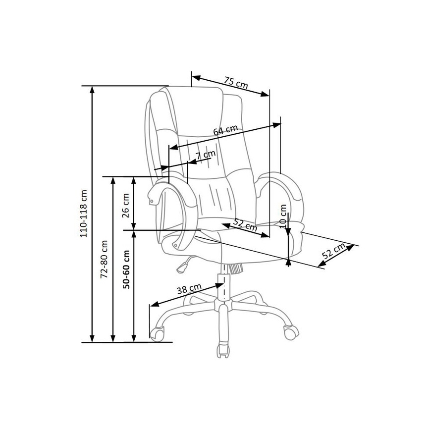 Toimistotuoli RELAX musta