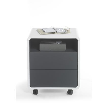 Toimistovaunu TEO valkoinen/antrasiitti