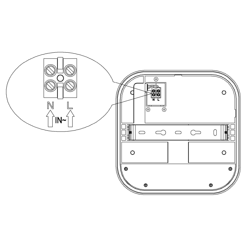 Top Light - LED-ulkoseinävalaisin liiketunnistimella ja hämäräkytkimellä BARI LED/20W/230V 4000K IP65
