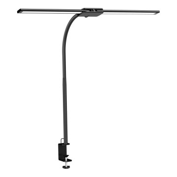 Top Light - himennettävä LED-pöytävalaisin puristikiinnikkeellä LYRA LED/18W/230V 3000-6500K musta