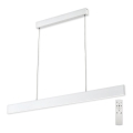 Top Light - Himmennettävä LED-kattokruunu johdossa LINE LED/30W/230V valkoinen + kauko-ohjaus