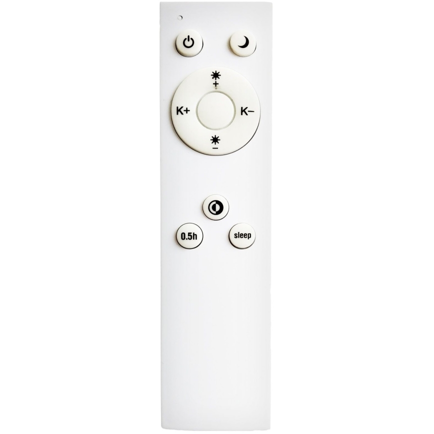 Top Light - Himmennettävä LED-kattokruunu johdossa REVIT LED/36W/230V 3000-6500K halkaisija 40 cm valkoinen + kauko-ohjaus