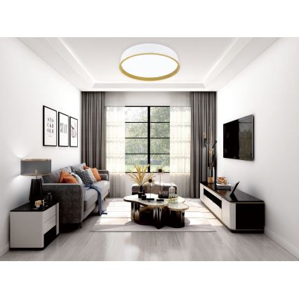 Top Light - Himmennettävä LED-kattovalaisin DEKOR LED/51W/230V halkaisija 40 cm 3000-6500K+ kauko-ohjaus