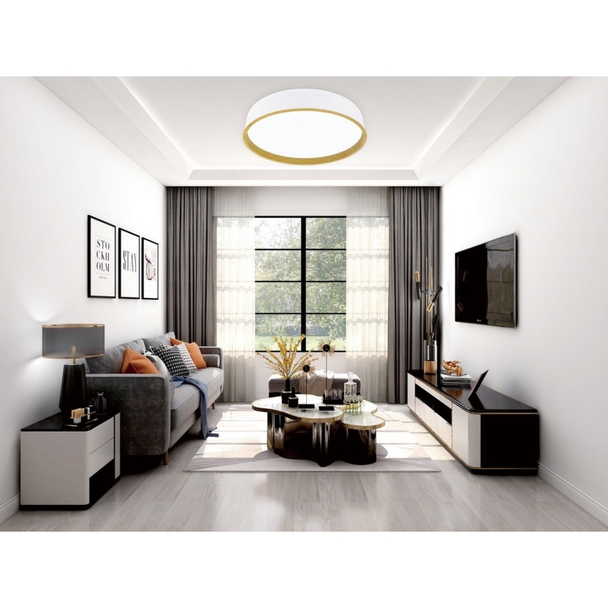 Top Light - Himmennettävä LED-kattovalaisin DEKOR LED/51W/230V halkaisija 50 cm 3000-6500K + kauko-ohjaus