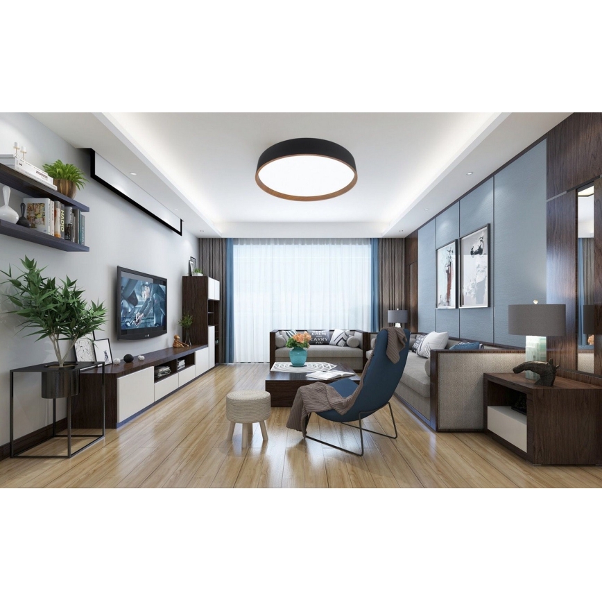 Top Light - Himmennettävä LED-kattovalaisin DEKOR LED/51W/230V halkaisija 40 cm 3000-6500K + kauko-ohjaus