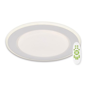 Top Light - Himmennettävä LED-kattovalaisin NORMAN LED/51W/230V halkaisija 39 cm valkoinen + kauko-ohjaus