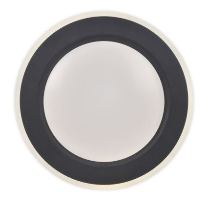 Top Light - Himmennettävä LED-kattovalaisin NORMAN LED/51W/230V halkaisija 39 cm musta + kauko-ohjaus