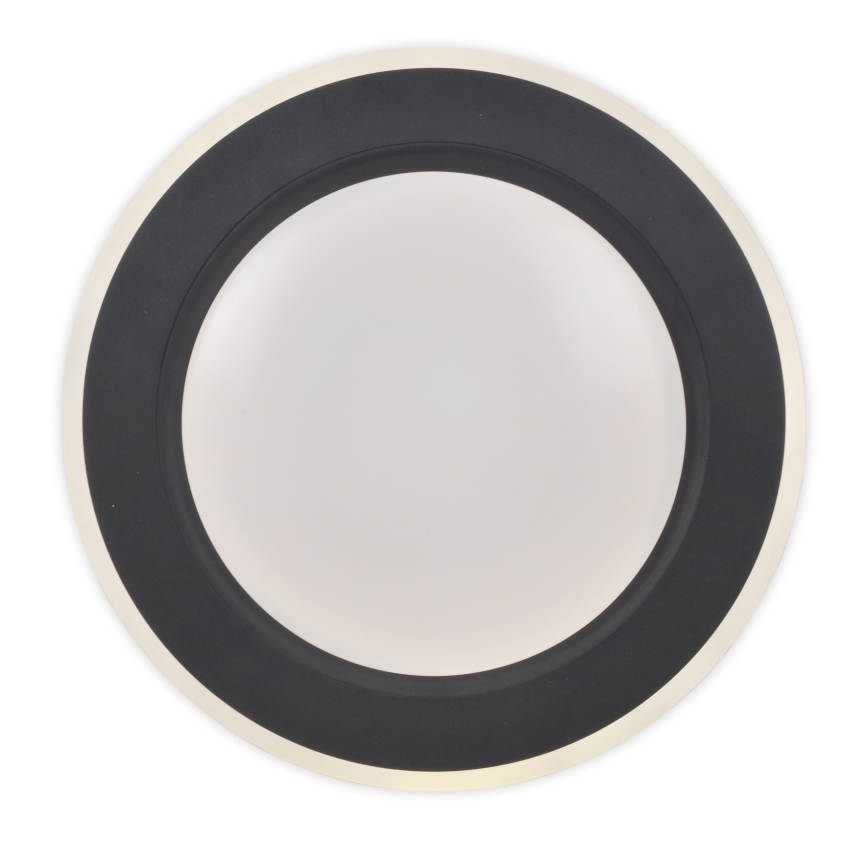 Top Light - Himmennettävä LED-kattovalaisin NORMAN LED/51W/230V halkaisija 39 cm musta + kauko-ohjaus