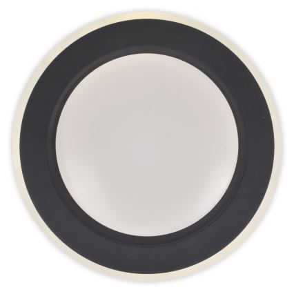 Top Light - Himmennettävä LED-kattovalaisin NORMAN LED/60W/230V halkaisija 49 cm musta + kauko-ohjaus