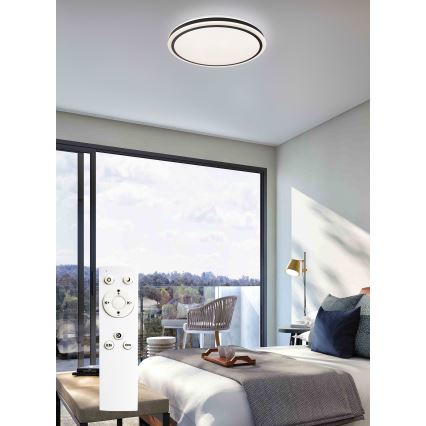 Top Light - Himmennettävä LED-kattovalaisin ONYX LED/36W/230V 3000-6500K halkaisija 38 cm + kauko-ohjaus
