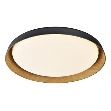 Top Light - Himmennettävä LED-kattovalaisin SATELLITE LED/48W/230V 3000-6500K halkaisija 53 cm musta/ruskea + kauko-ohjaus