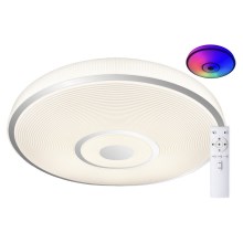 Top Light - Himmennettävä LED-RGB-kattovalaisin RAINBOW LED/24W/230V pyöreä + kauko-ohjaus