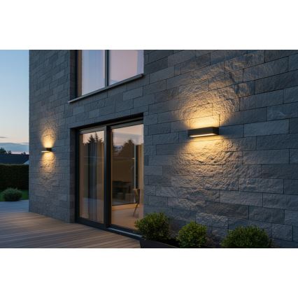 Top Light - LED ulkoseinävalaisin IMOLA LED/10W/230V 3000/4000/6000K IP54 17 cm musta