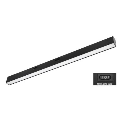 Top Light - LED alakaappivalaisin AXIS LED/15W/230V 3000/4000/6500K 60 cm musta