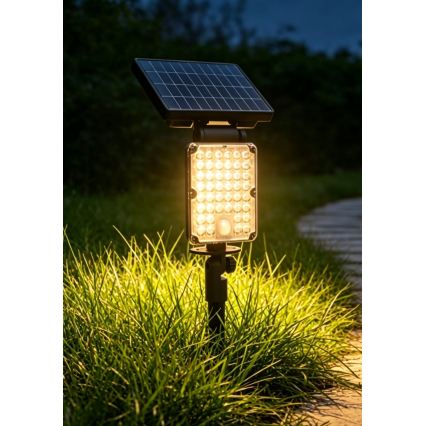 Top Light - LED-aurinkovalaisin 3-in-1-anturilla ZENITH LED/10W/3,7V 3000/4000/6500K IP54 2400 mAh
