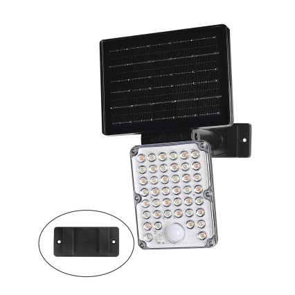 Top Light - LED-aurinkovalaisin 3-in-1-anturilla ZENITH LED/10W/3,7V 3000/4000/6500K IP54 2400 mAh