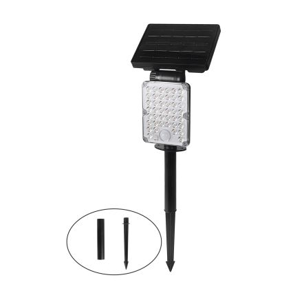 Top Light - LED-aurinkovalaisin 3-in-1-anturilla ZENITH LED/10W/3,7V 3000/4000/6500K IP54 2400 mAh